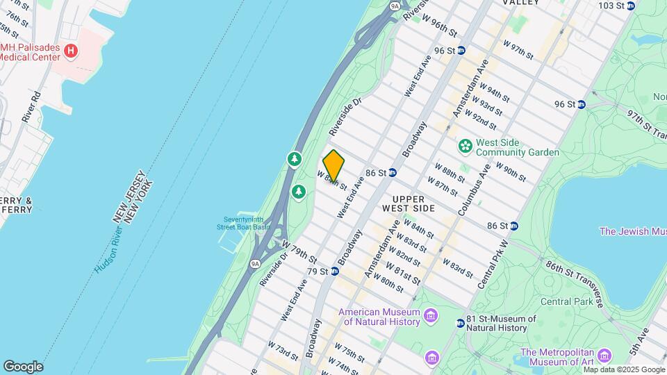 324 West 84th Street Map and Location Details