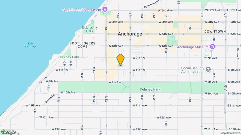 735 K St Mapa y Detalles de la Ubicación