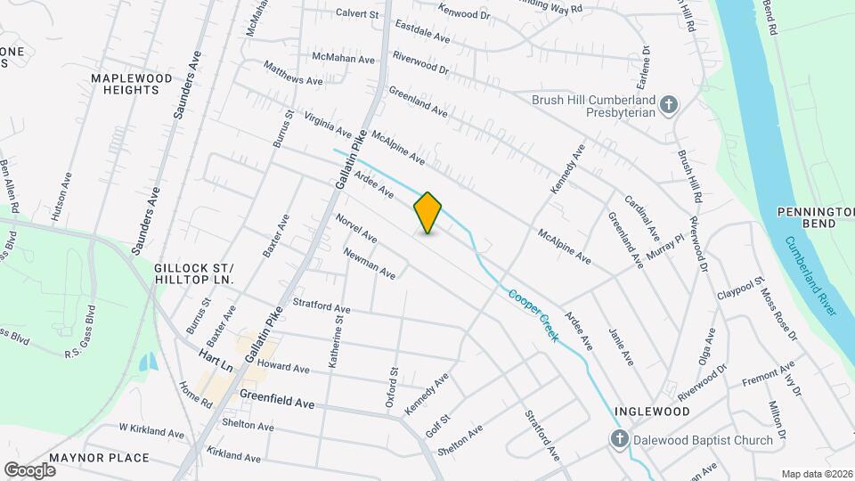 1207 Sunnymeade Dr Map and Location Details