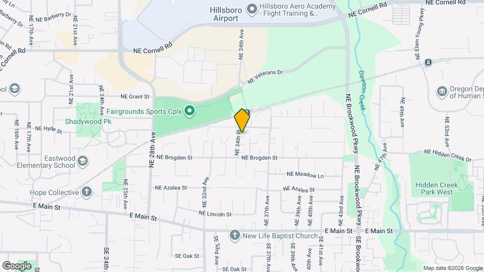 374 NE 34th Pl Map and Location Details