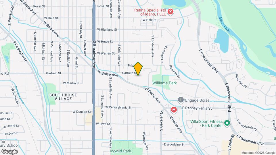 1925 Priest Pl Map and Location Details