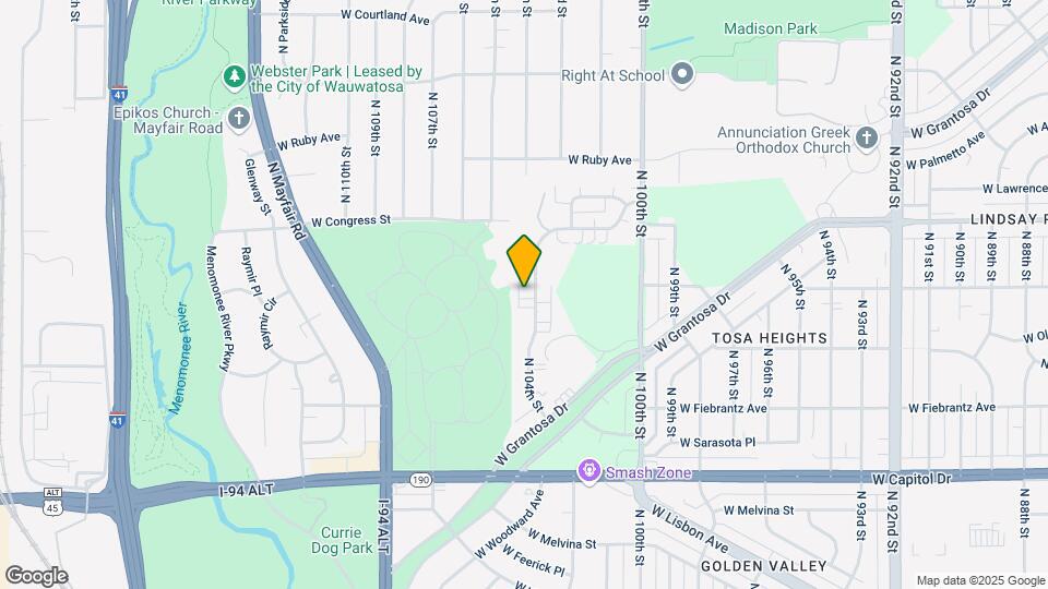 4247 N 104th St Map and Location Details