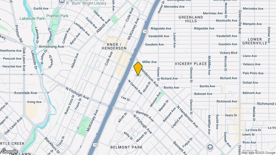 5202 Pershing St Map and Location Details