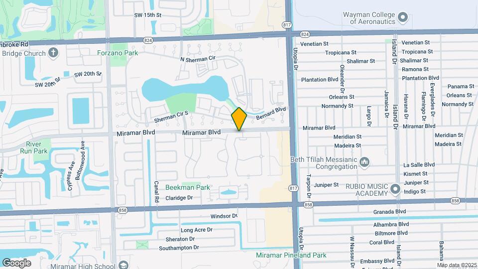 8273 SW 25th Ct Map and Location Details