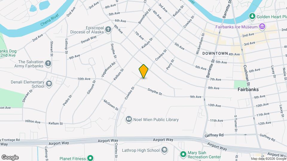 933 Cowles St Map and Location Details