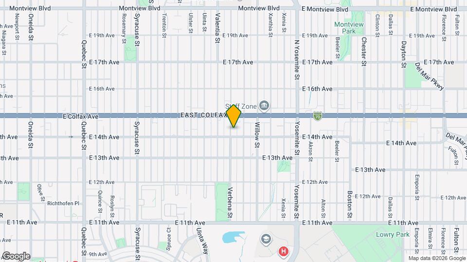 1420-1420 Verbena St Map and Location Details