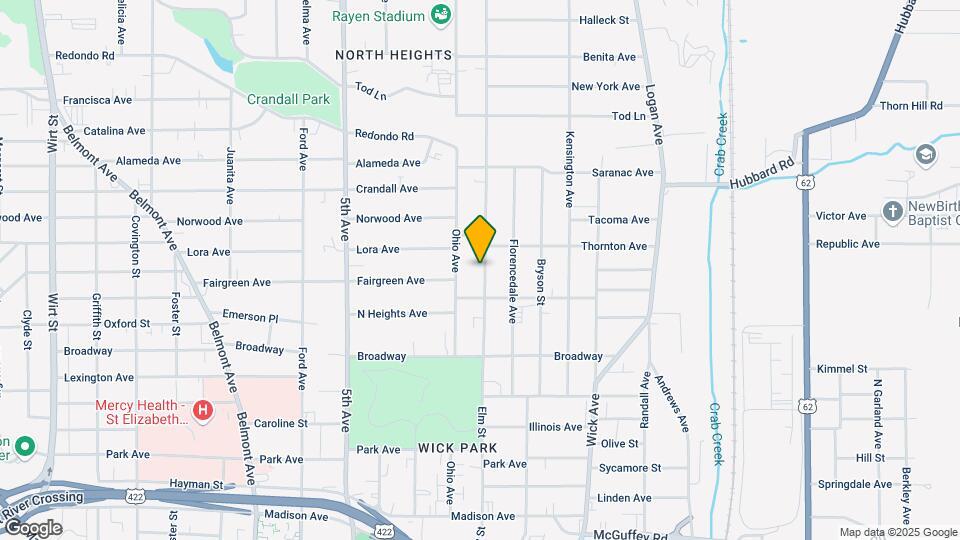 1430 Elm St Map and Location Details