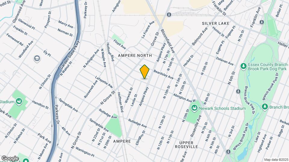 401 Abington Ave Map and Location Details