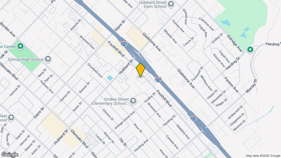 13530 Foothill Blvd Map and Location Details