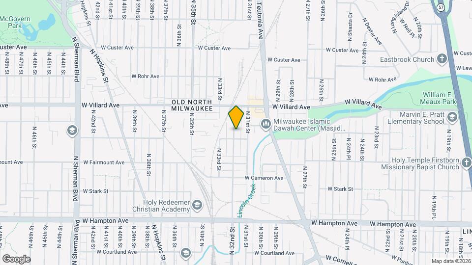 5116 N 32nd St Map and Location Details