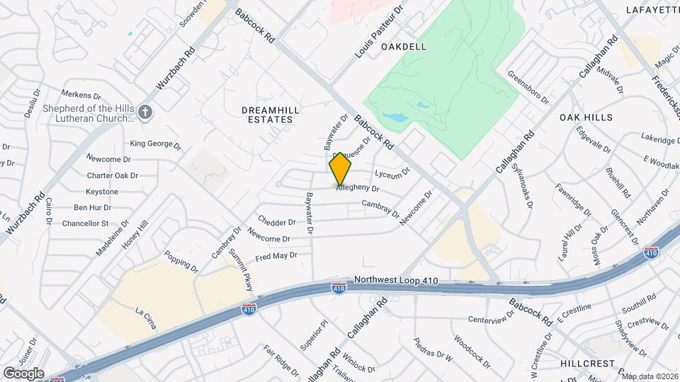 4702 Allegheny Dr Mapa y Detalles de la Ubicación