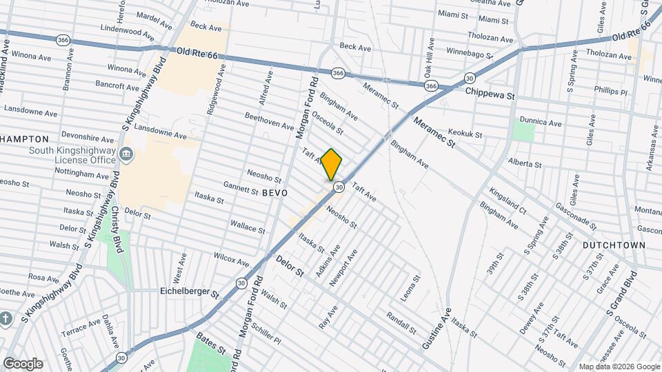 4205 Ellenwood Ave Map and Location Details