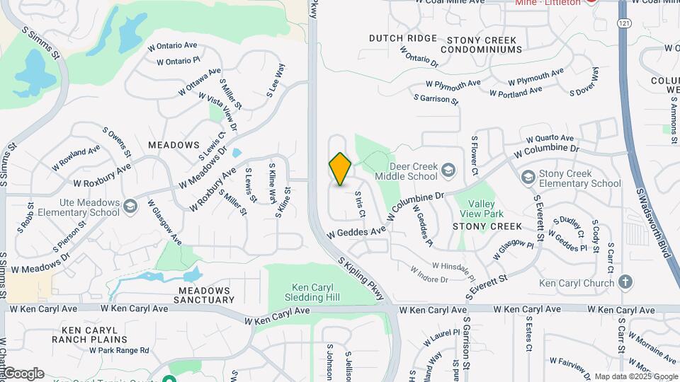 9781 W Fremont Pl Map and Location Details
