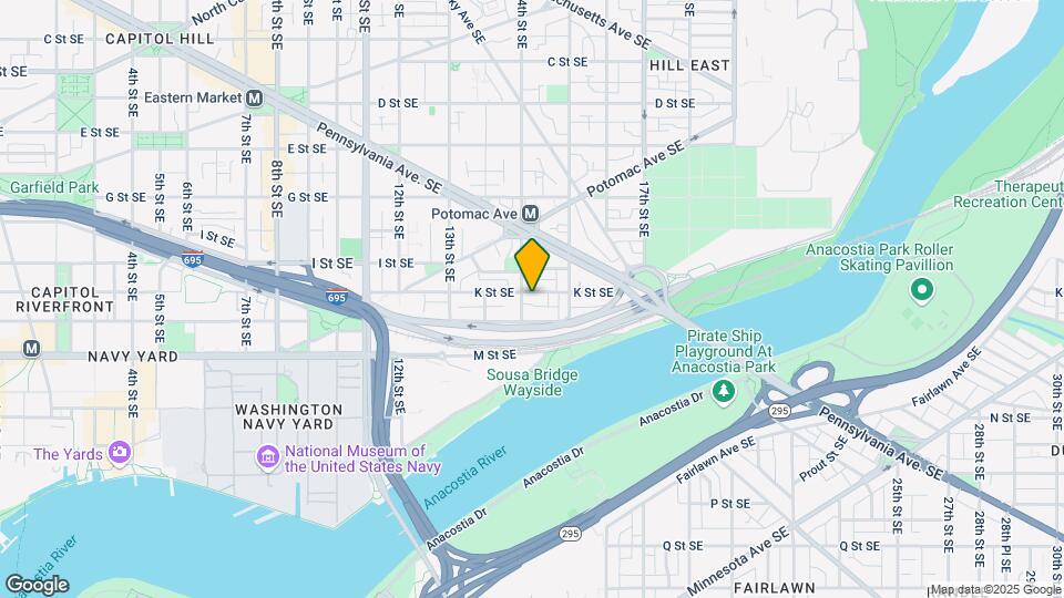 1407 K St SE Map and Location Details