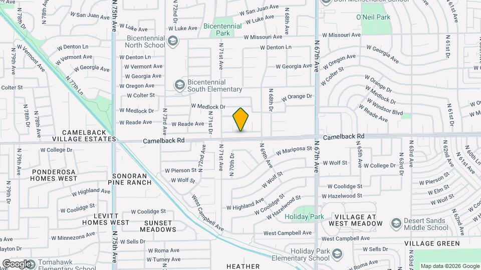 7007 W Pasadena Ave Map and Location Details