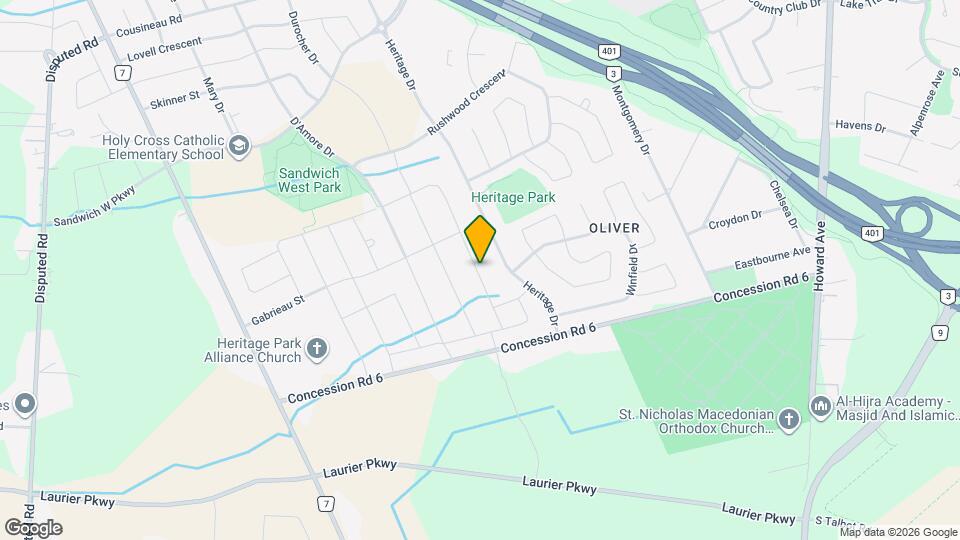 1552 Harrison St Map and Location Details