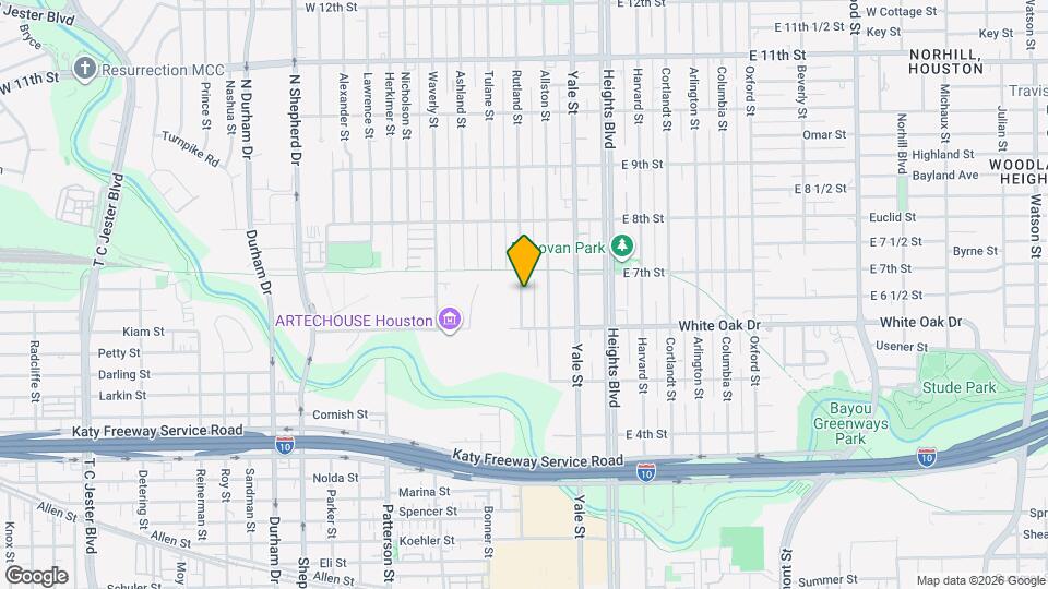 622 Rutland St Map and Location Details