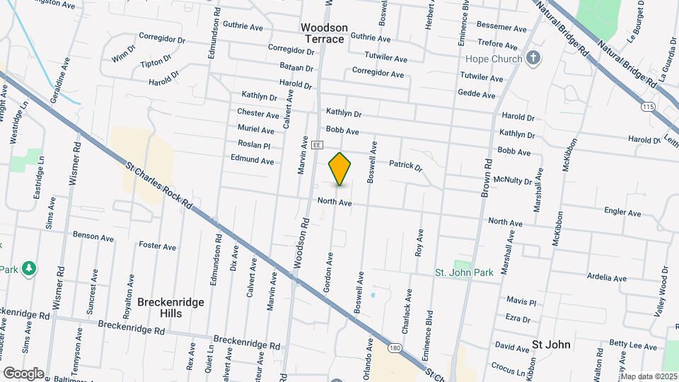 3608 Gordon Ave Mapa y Detalles de la Ubicación