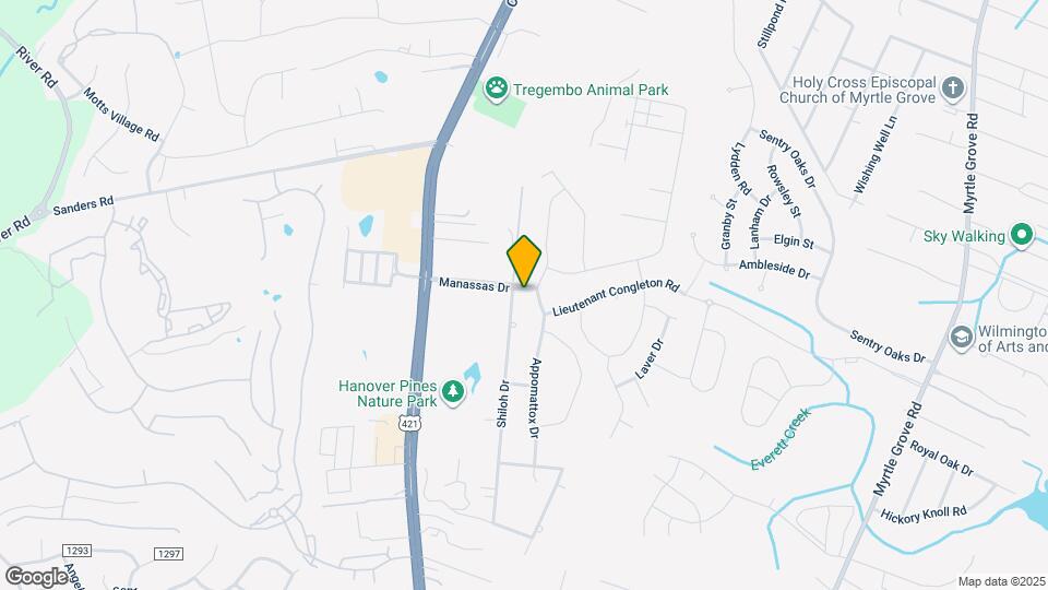 606 Manassas Dr Mapa y Detalles de la Ubicación