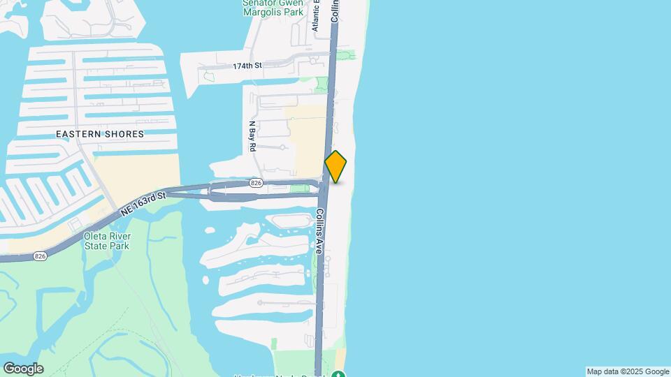 16699 Collins Ave, Unit 1902 Mapa y Detalles de la Ubicación