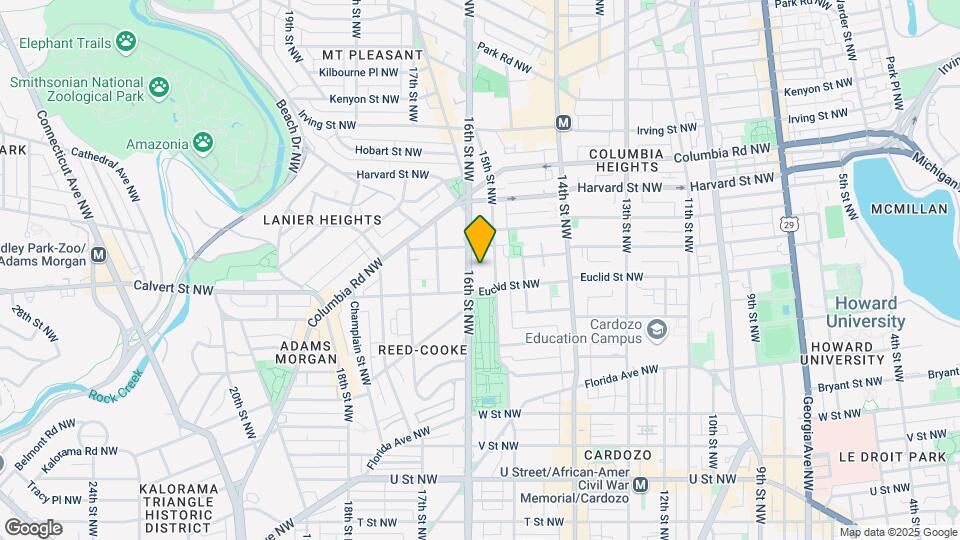 Warder Mansion Map and Location Details