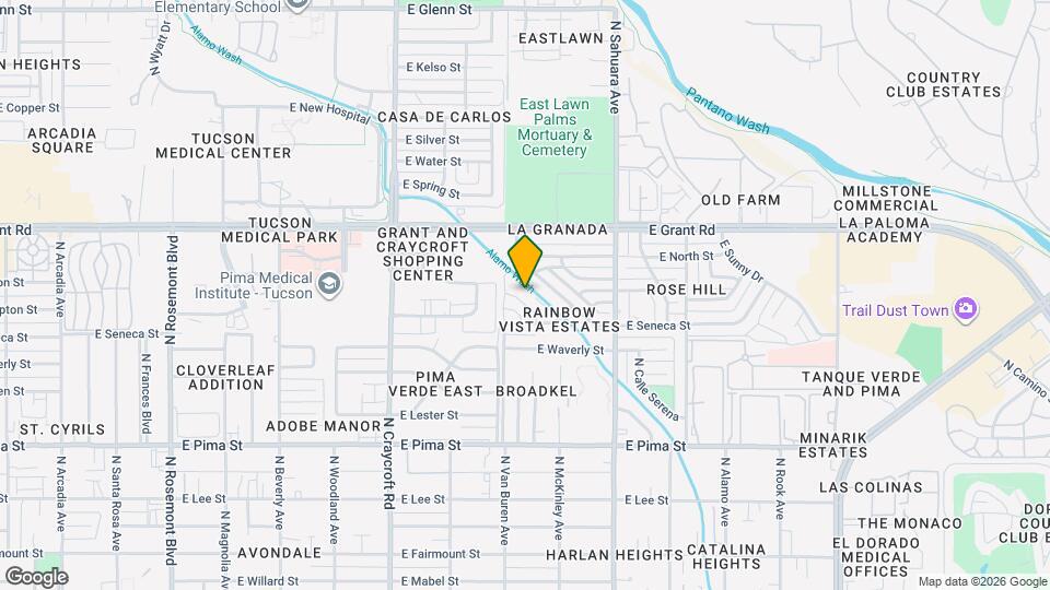 2202 N Frannea Dr Map and Location Details