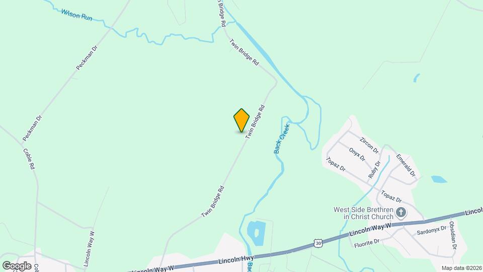 615 Twin Bridge Rd Map and Location Details