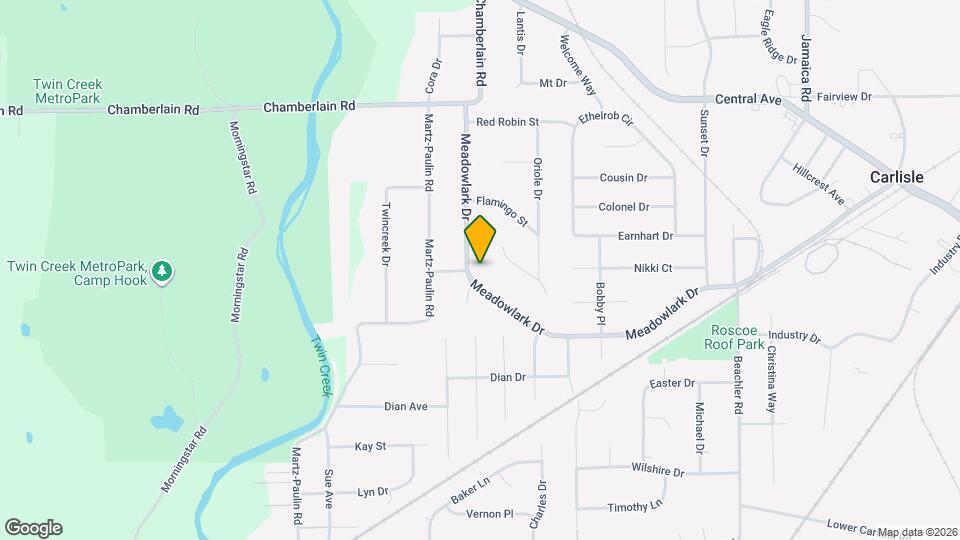8630 Meadowlark Dr Map and Location Details