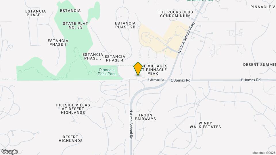 10437 E Monterra Way Map and Location Details