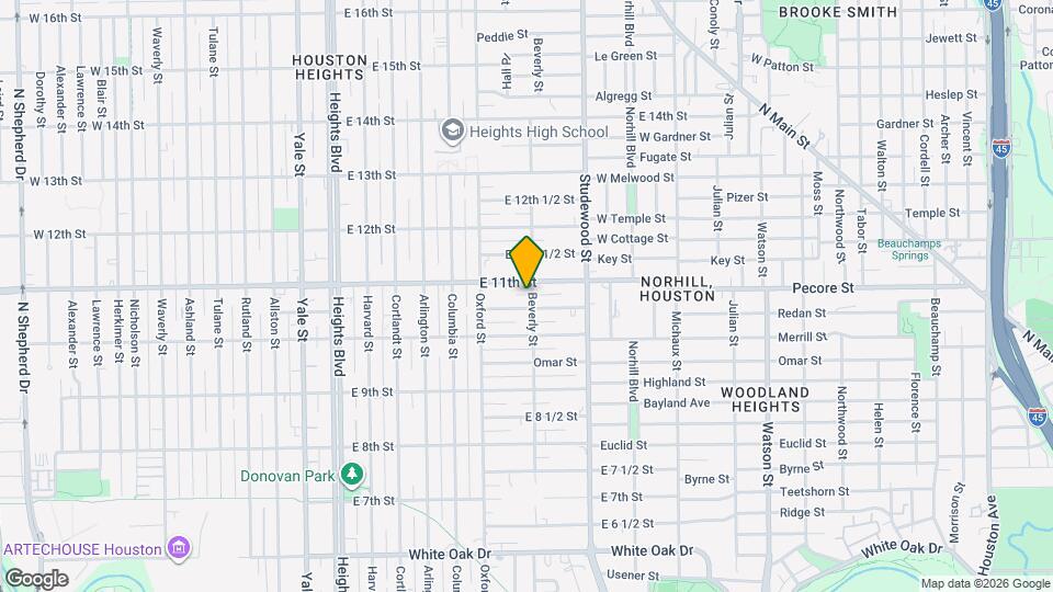 1025 Beverly St Map and Location Details