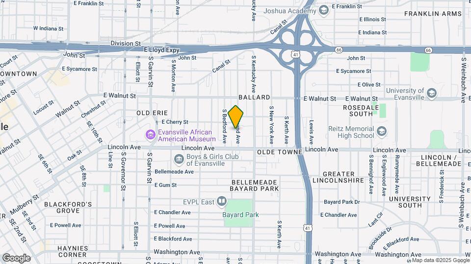 515 S Grand Ave Map and Location Details
