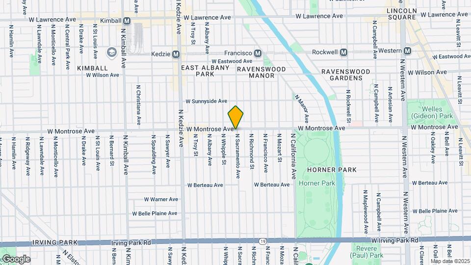 3001-3003 W Montrose Ave Map and Location Details
