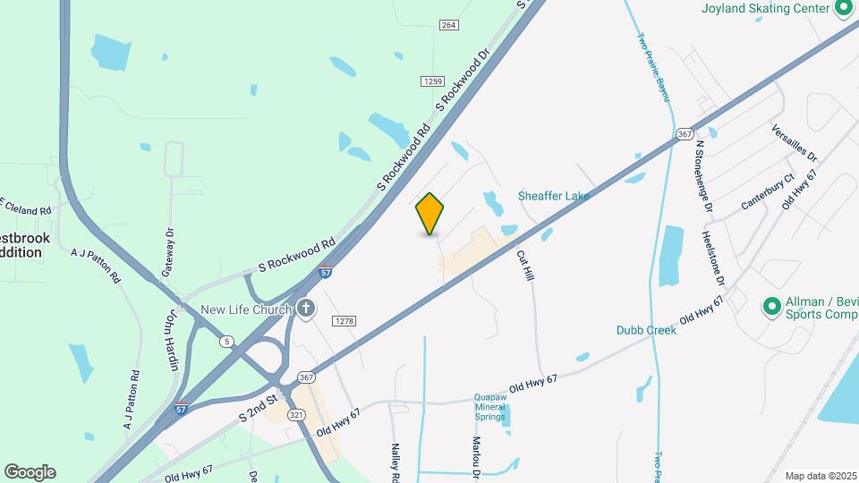 2805 Southfork Dr Map and Location Details