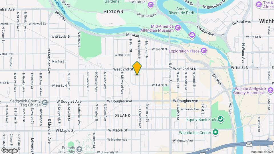 221 N Elizabeth St, Unit 1 Map and Location Details