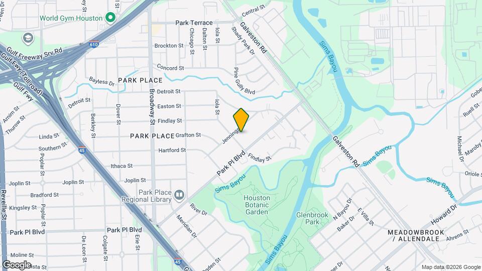 8318 Jennings St Map and Location Details