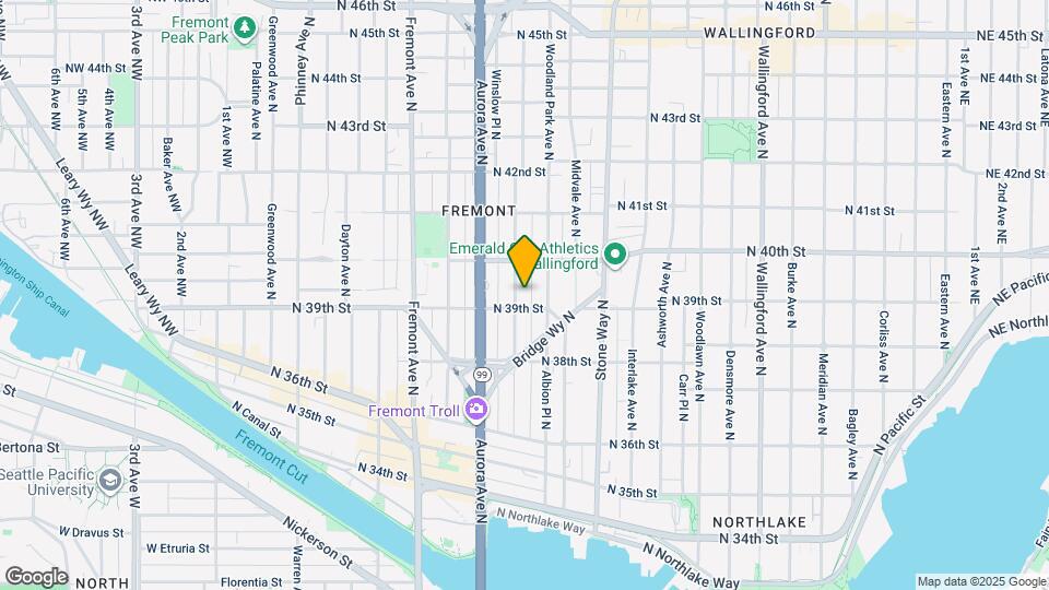 3910 Whitman Ave N Map and Location Details