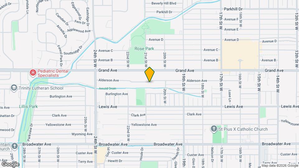 2028 Alderson Ave Map and Location Details