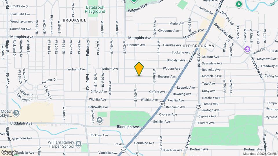 4409 Bucyrus Ave Map and Location Details