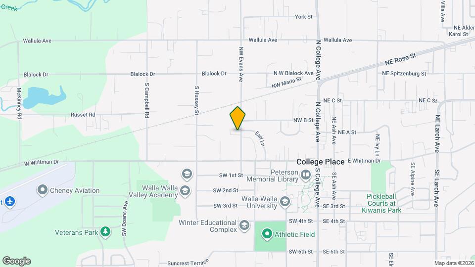 41 NW Evans Ave Map and Location Details