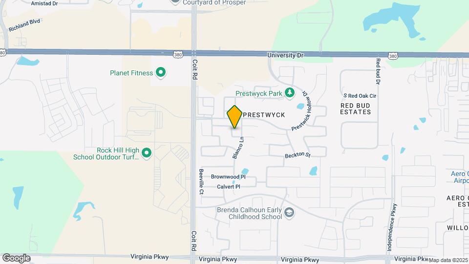 1104 Paluxy Ln Map and Location Details