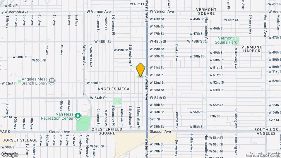 5166 S Manhattan Pl, Unit 2 Map and Location Details