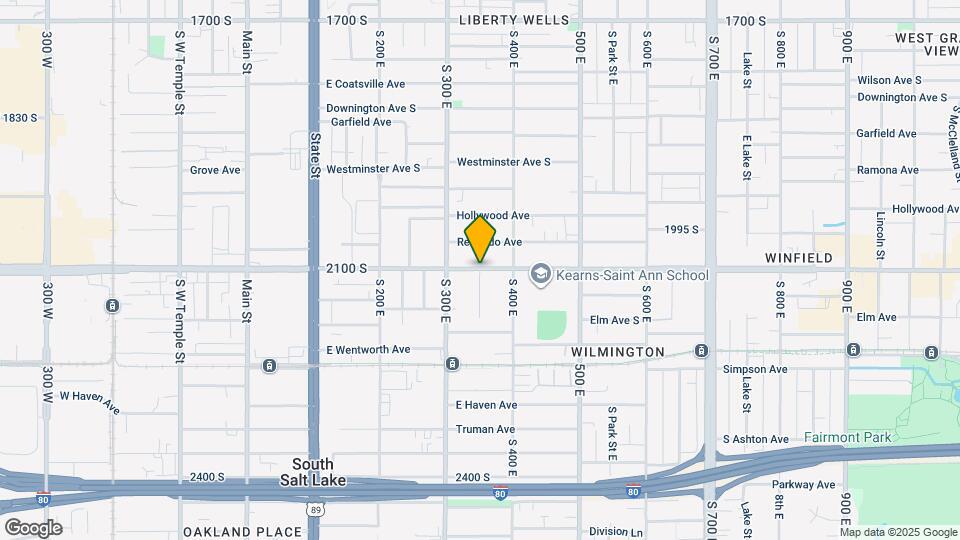 1622 S Blair St Map and Location Details