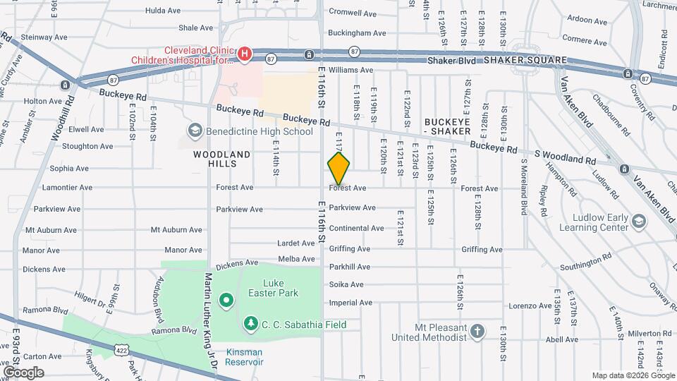 11624 Forest Ave Map and Location Details