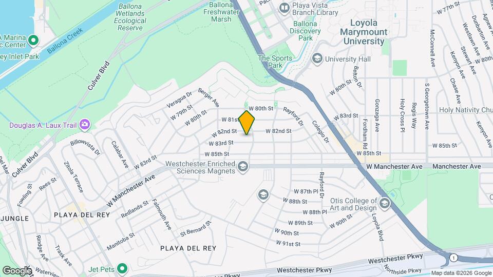 7513 W 83rd St Map and Location Details