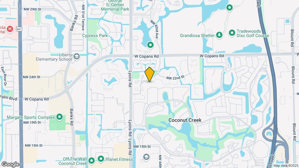 4411 NW 22nd Rd Map and Location Details