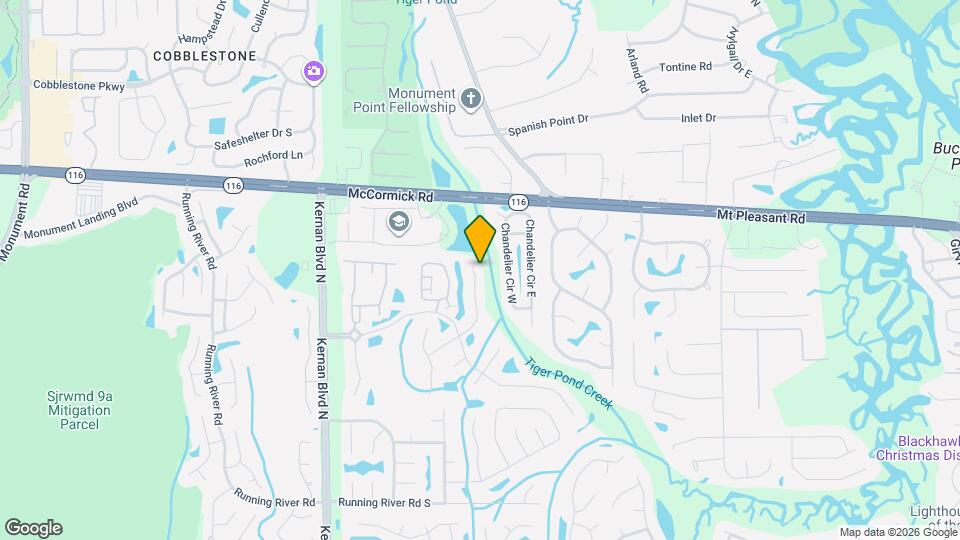 1805 Forest Creek Dr Map and Location Details