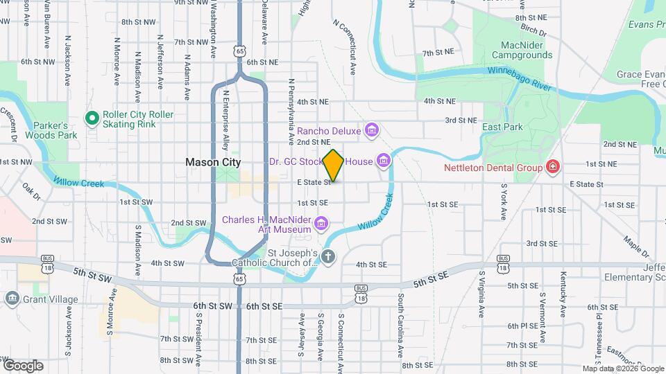 321 E State St Map and Location Details