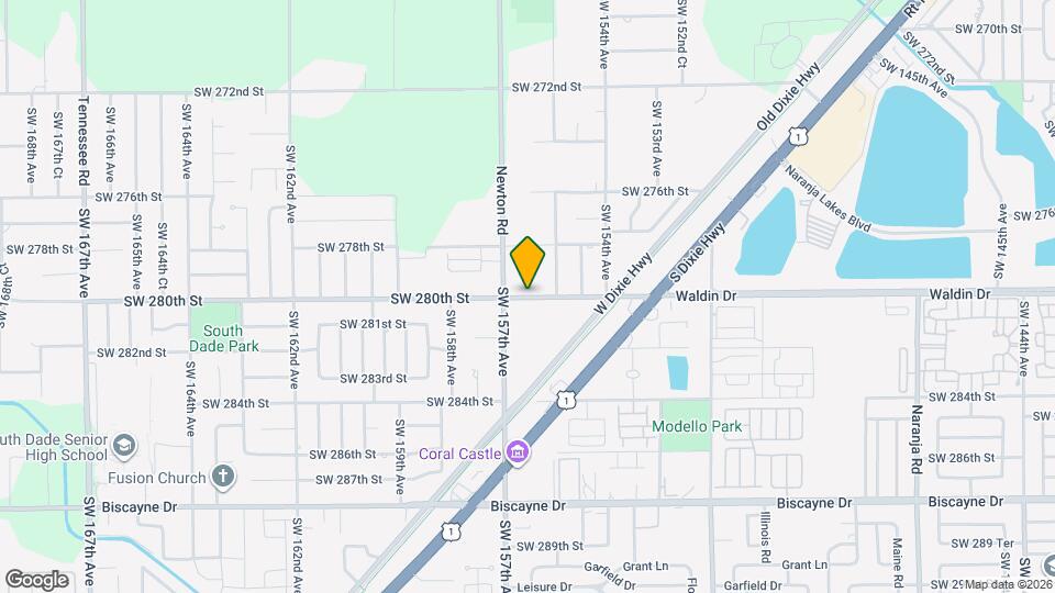 15565 SW 280th St Map and Location Details