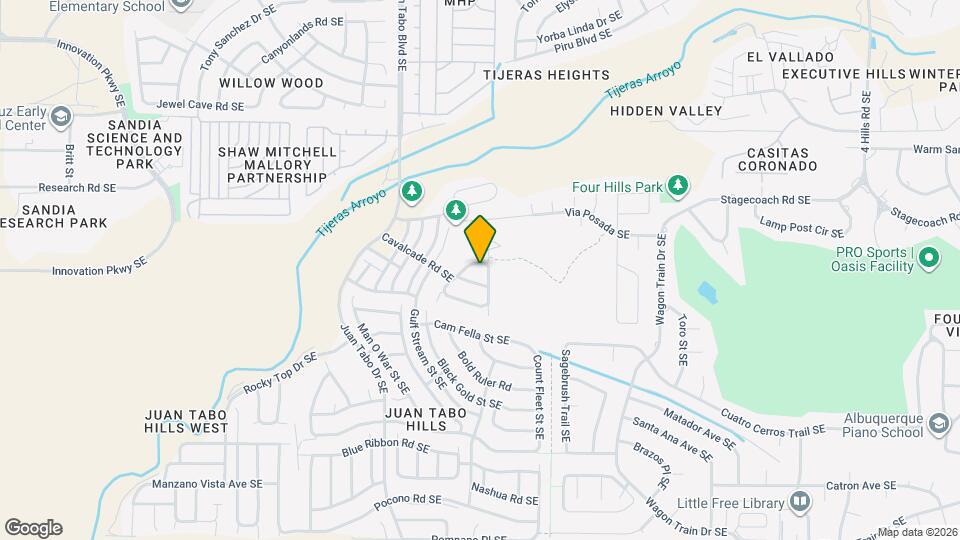1504 Barbaro Dr SE Map and Location Details