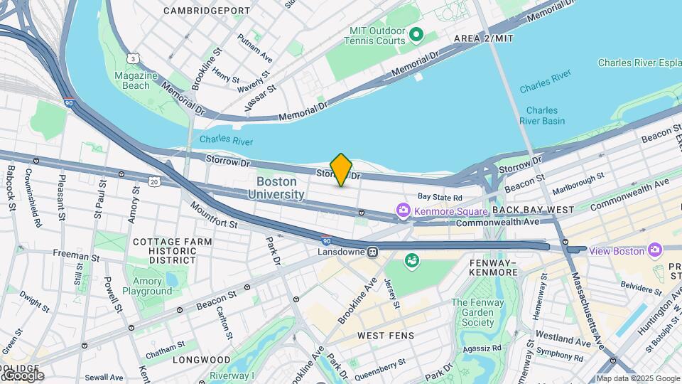 174 Bay State Rd, Unit 2F Map and Location Details